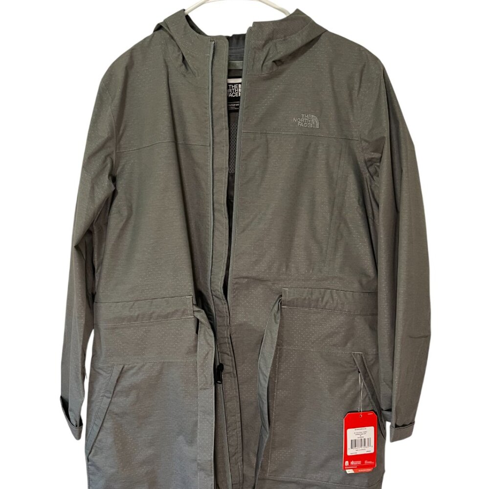 The North Face Women's Teralinda Trench Coat, Size XL, Sedona Sage Grey